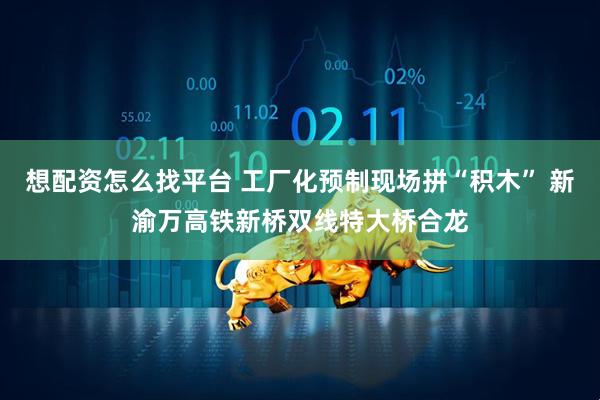 想配资怎么找平台 工厂化预制现场拼“积木” 新渝万高铁新桥双线特大桥合龙